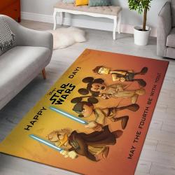 Star Wars Sci Fi Action Fighting Futuristic Rug Living Room Rug Home Decor