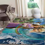 stitch and mermaid cute carpet floor area rug living room rug home decor home decor bedroom living room 0