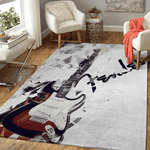 stratocaster guitar 3 music art studio art for fans area rug living room carpet rug regtangle carpet floor decor home decor 0
