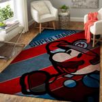 super mario area rug living room rug home decor nintendo video game gfd 1910131 0
