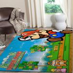 super mario area rug nintendo video game carpet gamer living room rugs rug regtangle carpet floor decor home decor v876 0