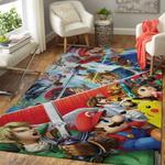 super smash bros characters area rug gaming carpet gamer living room rugs rug regtangle carpet floor decor home decor v8308 0