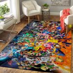 super smash bros characters area rugs living room carpet floor decor the us decor v15 0