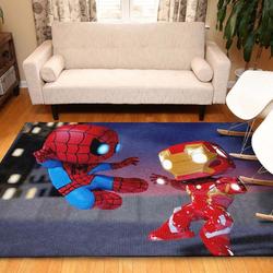 Iron Man And Spider Man Marvel Rug Dhcdhc Ld2410 Living Room Rug Home Decor