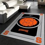 syracuse orange ncaa team logo nice gift home decor rectangle area rug 0