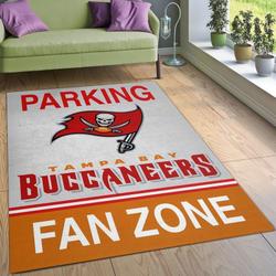 NFL Tampa Bay Buccaneers Rectangle Rug Personalized Non-Slip Carpet Gift For Football Fans 2