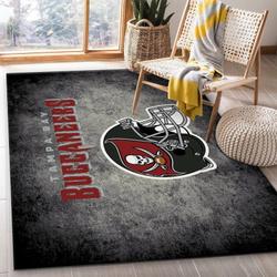 NFL Tampa Bay Buccaneers Rectangle Rug Personalized Non-Slip Carpet Gift For Football Fans 7