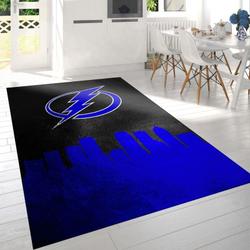 Tampa Bay Lightning Nhl 2 Area Rug Living Room Bed Room Rug Regtangle Carpet 2