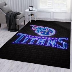 NFL Tennessee Titans Rectangle Rug Personalized Non-Slip Carpet Gift For Football Fans 14