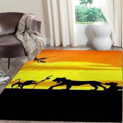 The Lion King Area Rugs Living Room Carpet Fn051231 Rug Regtangle Carpet 