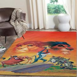 The Lion King Area Rugs Living Room Carpet Fn051234 Rug Regtangle Carpet 