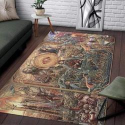 The Lord Of The Rings Area Rug Living Room Rug Home Decor Movie Ofd 02116