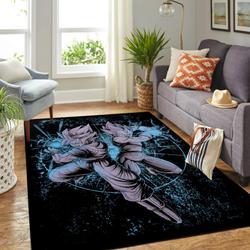 Saiyan Goku Dragon Ball Area Rug Living Room Rug Home Decor The Fellowship