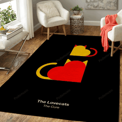 The Lovecats Music Art For Fans Area Rug Living Room Carpet Rug Regtangle Carpet Floor Decor Home Decor
