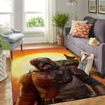 the mandalorian area rug living room rug home decor star wars movie ofd 20010213 0