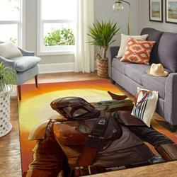 The Mandalorian Area Rug Living Room Rug Home Decor Star Wars Movie 20010213