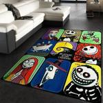 the nightmare before christmas movie characters area rug living room and bed room rug rug regtangle carpet floor decor home decor 0