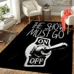 the show must go on music art for fans area rug living room carpet rug regtangle carpet floor decor home decor 0