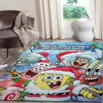the spongebob merry christmas area rugs living room carpet christmas gift rug regtangle carpet floor decor home decor 0