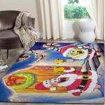 the spongebob merry christmas area rugs living room carpet fn101228 rug regtangle carpet floor decor home decor 0