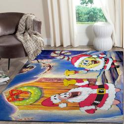 The Spongebob Merry Christmas Area Rugs Living Room Carpet Fn101228 Rug Regtangle Carpet Floor Decor Home Decor