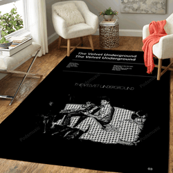 The Velvet Underground Music Album Art For Fans Area Rug Living Room Carpet Rug Regtangle Carpet Floor Decor Home Decor
