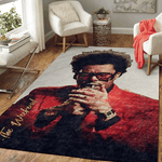 the weeknd music art for fans area rug living room carpet rug regtangle carpet floor decor home decor 0