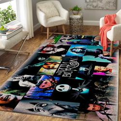 Tim Burton Characters Area Rug Living Room Rug Home Decor Movie Floor Decor 1909224