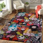 tim burton characters rug halloween christmas rug regtangle carpet floor decor home decor 0