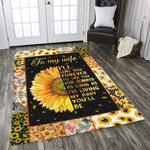 to my wife i will love you forever dhckl1810at rug living room rug home decor 0
