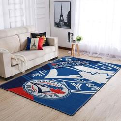 Toronto Blue Jays Area Rug Mlb Baseball Team Logo Carpet Living Room Rugs V3660