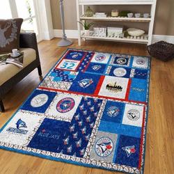 Toronto Blue Jays Area Rug Mlb Baseball Team Logo Carpet Living Room Rugs V3665