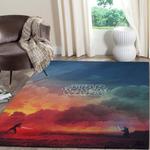 tri heartpremium skull area rug living room rug home decor 0