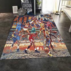 NBA Legends Sport Basketball Area Rug Living Room Rug Home Decor