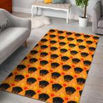 tuxedo bulldog pattern print area rug living room rug home decor 0