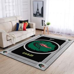 Uab Blazers Ncaa Living Room Carpet Home Rug Regtangle Carpet
