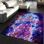 ultra instinct goku dragon ball super area rug living room and bed room rug rug regtangle carpet floor decor home decor 0