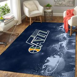 NBA Utah Jazz Rectangle Rug Personalized Non-Slip Carpet Gift For Basketball Fans V4654