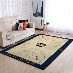 NBA Utah Jazz Rectangle Rug Personalized Non-Slip Carpet Gift For Basketball Fans Carpet V4657