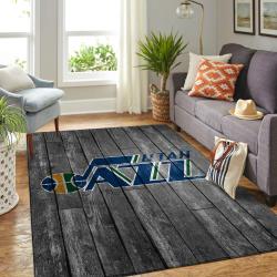 NBA Utah Jazz Rectangle Rug Personalized Non-Slip Carpet Gift For Basketball Fans