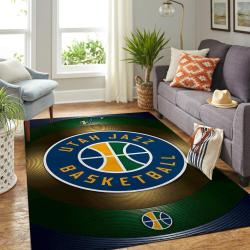 NBA Utah Jazz Rectangle Rug Personalized Non-Slip Carpet Gift For Basketball Fans
