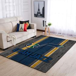 NBA Utah Jazz Rectangle Rug Personalized Non-Slip Carpet Gift For Basketball Fans