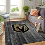 vegas golden knights nhl area rugs hockey living room carpet team logo gray wooden home rug regtangle carpet floor decor home decor 0