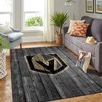 vegas golden knights nhl team logo grey area rugs wooden style living room carpet sports rug regtangle carpet floor decor home decor 0