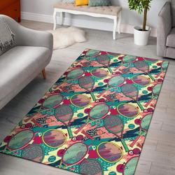 Violin Pattern Print Area Rug Living Room Rug Home Decor