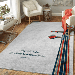 Violin Quote Music Quote Art For Fans Area Rug Living Room Carpet Rug Regtangle Carpet Floor Decor Home Decor