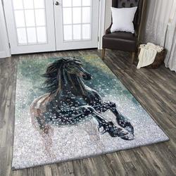 Horse Running Dhcld0310At Rug Living Room Rug Home Decor