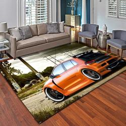 Volkswagen Logo Rugs Supercar Living Room Bedroom Carpet Floor Mat Home Decor Rug Regtangle Carpet Floor Decor Home Decor