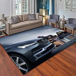 Volvo Logo Rug Supercar Living Room Bedroom Carpet Home Rug Regtangle Carpet Floor Decor Home Decor