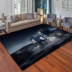 Volvo Logo Rugs Supercar Living Room Bedroom Carpet Home Rug Regtangle Carpet Floor Decor Home Decor